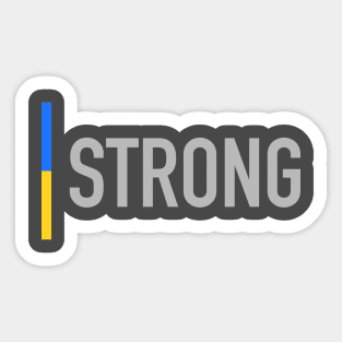 Strong like Ukraine Sticker